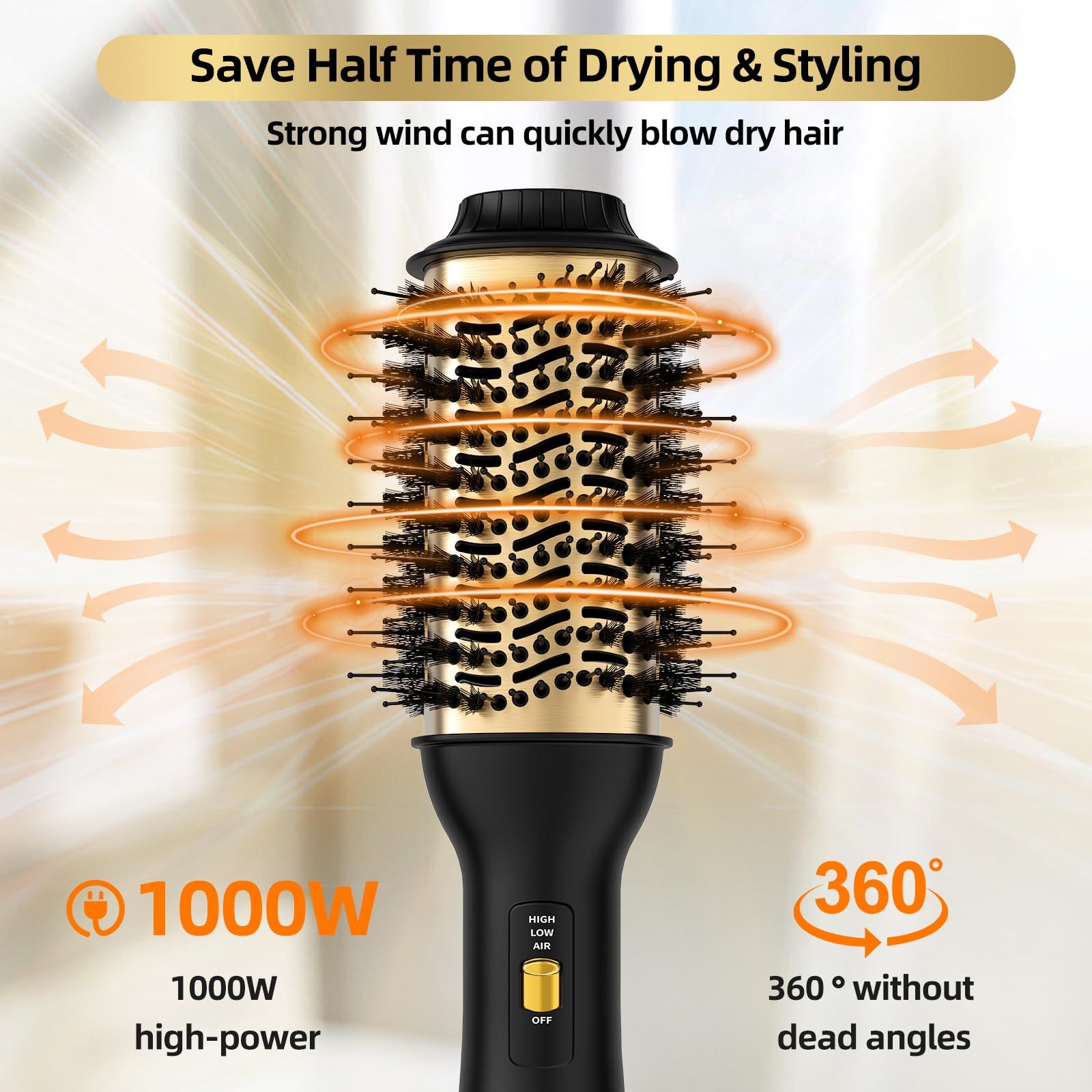 Hair Dryer Brush Blow Dryer Brush view 4