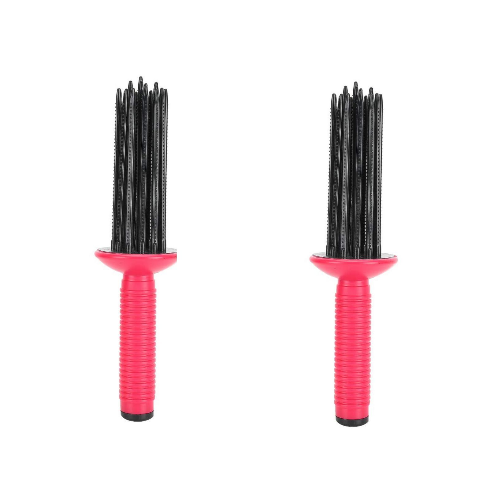 2pc Hair Fluffy Curling Roll Comb