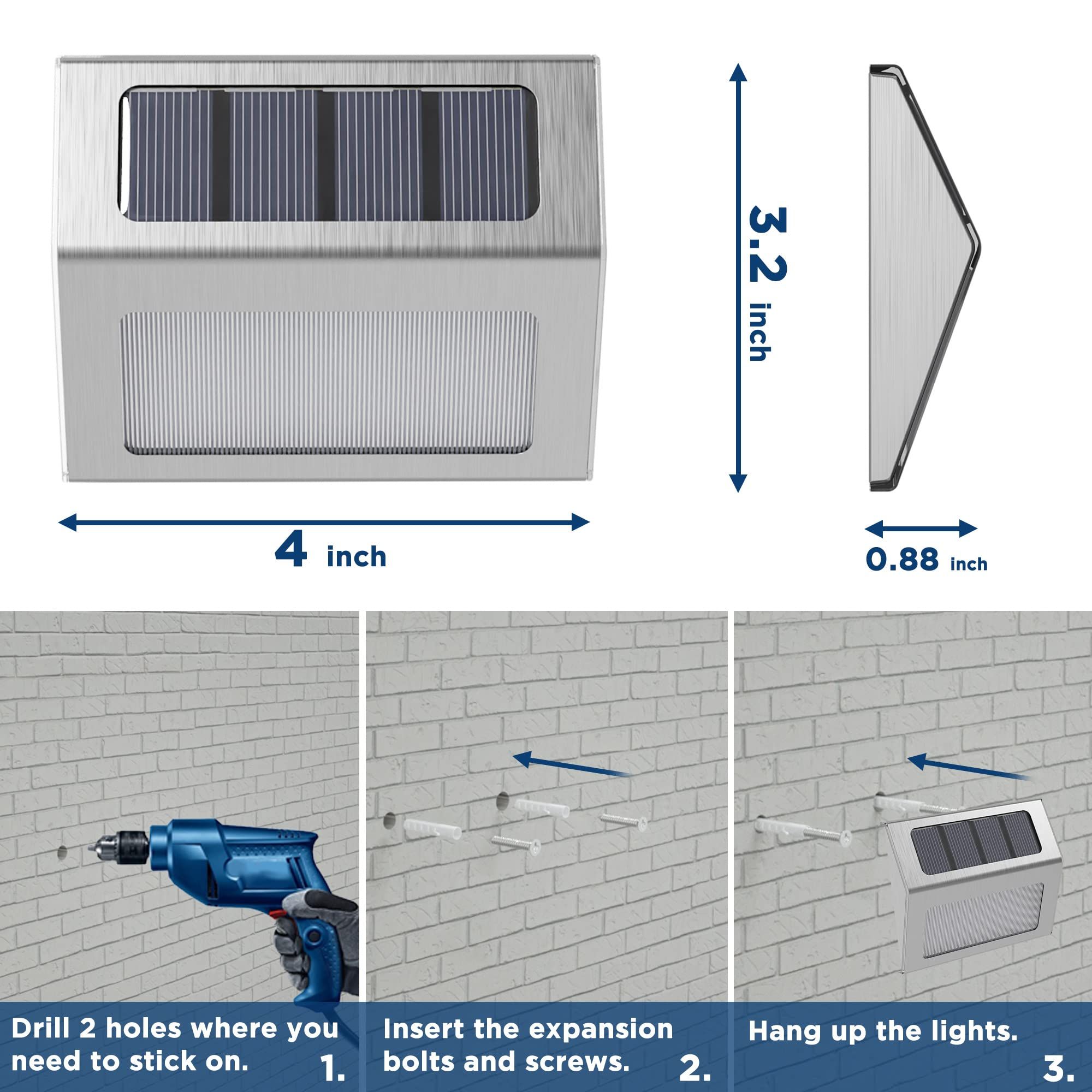 12pc Solar Lights for Outside view 4