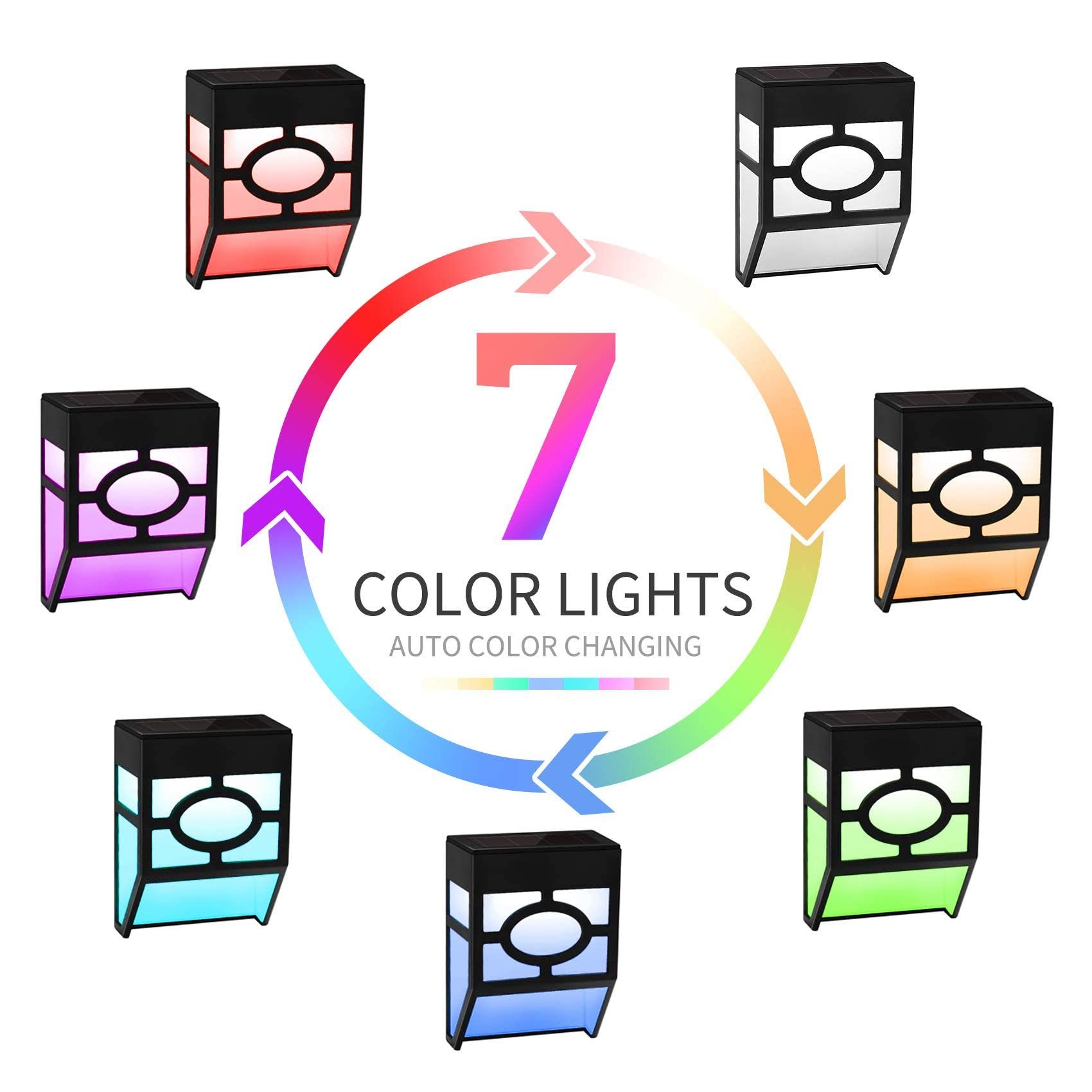 4pc Solar Lights Outdoor view 2