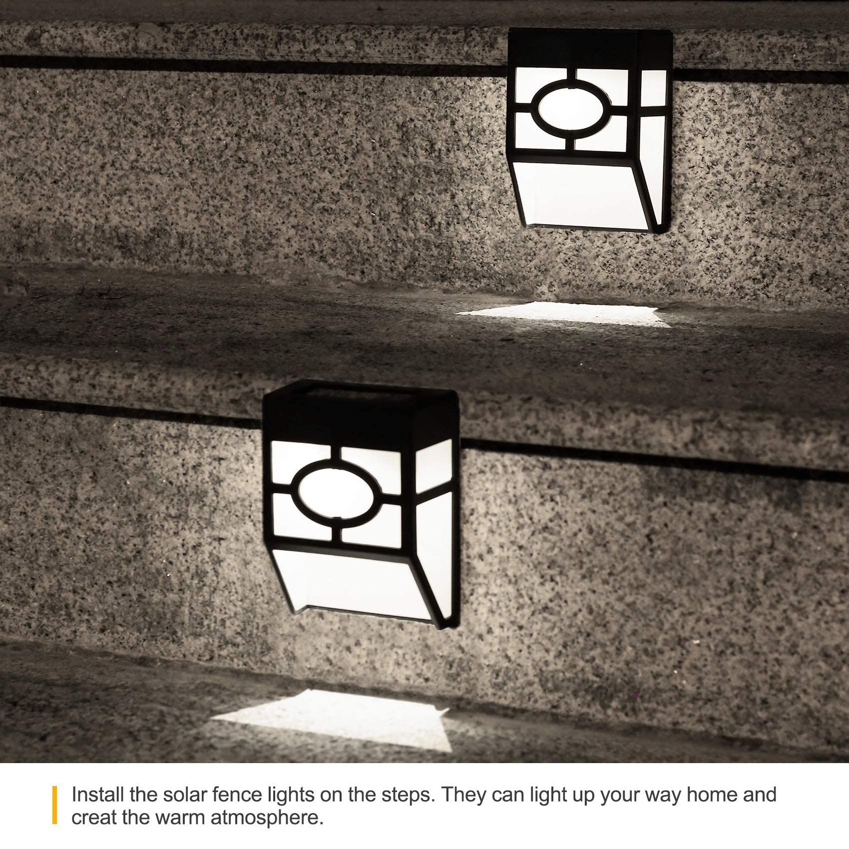 4pc Solar Lights Outdoor view 5