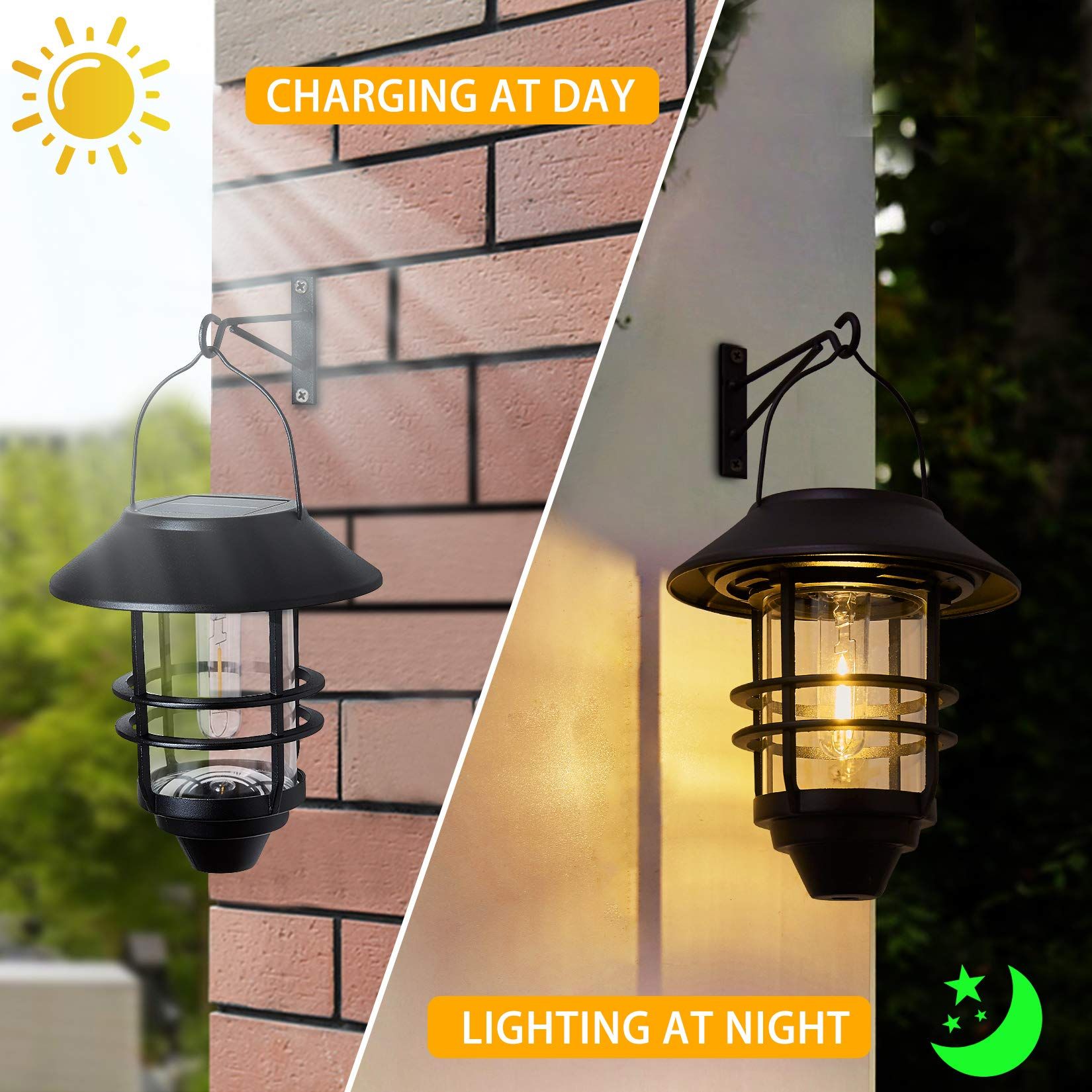 Hanging Wireless Solar Lantern view 3