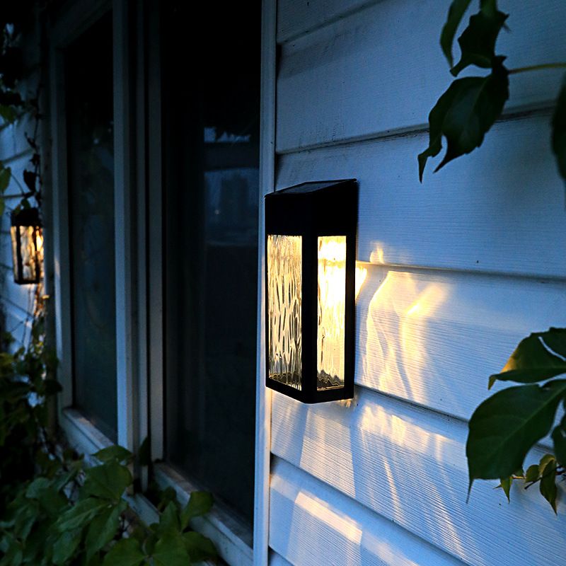 2pc Solar Fence Lights Solar Post Accent Light/Wall Light for Outdoor view 5