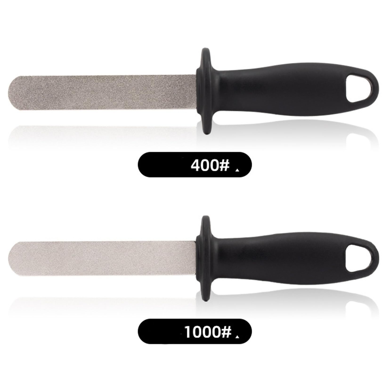 2pc Double Sided Knife Sharpener Sharpening Stone File Garden Tool Sharpening view 3