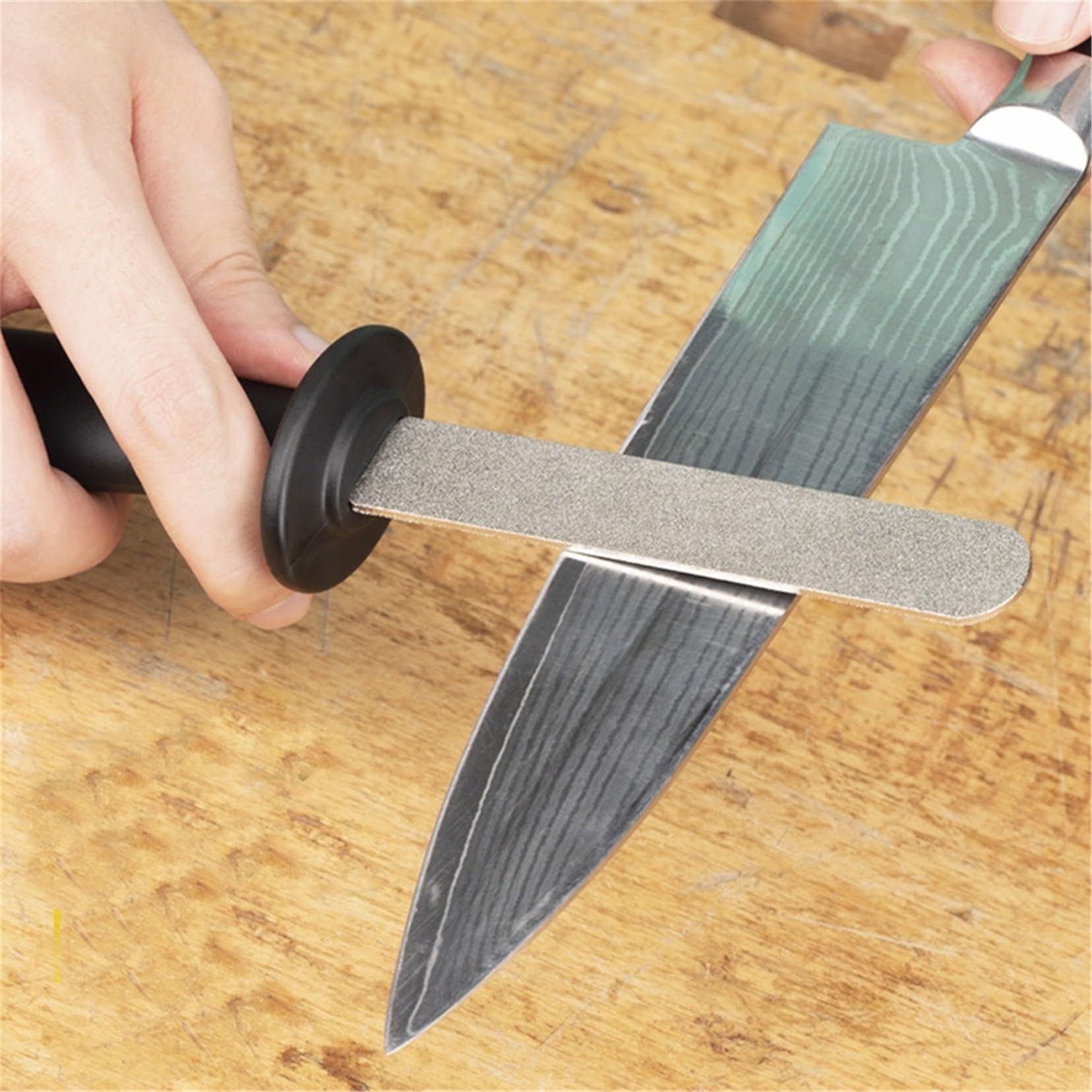 2pc Double Sided Knife Sharpener Sharpening Stone File Garden Tool Sharpening view 5