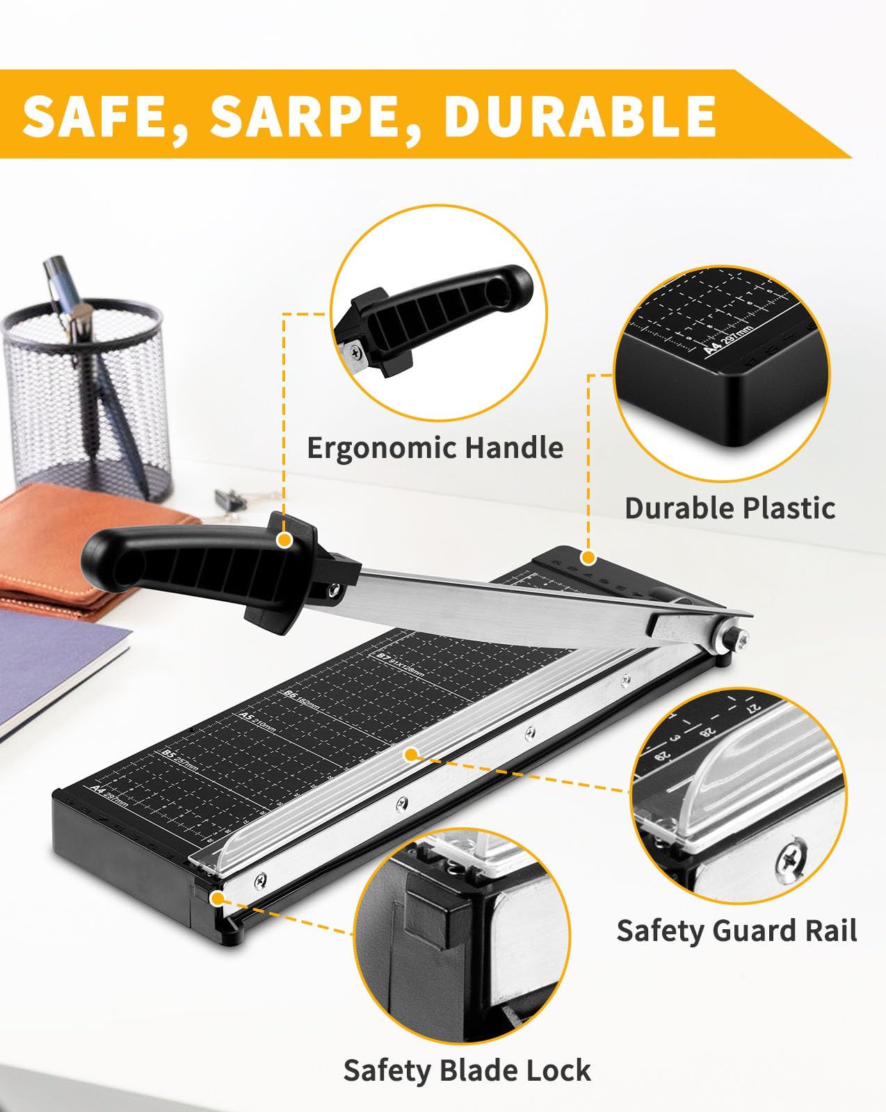 Guillotine Paper Cutter with Sheet Capacity view 3