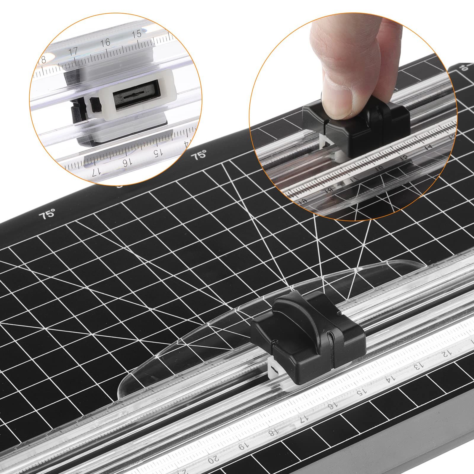 2pc Paper Cutter Replacement Blade with Automatic Security Safeguard Design view 5