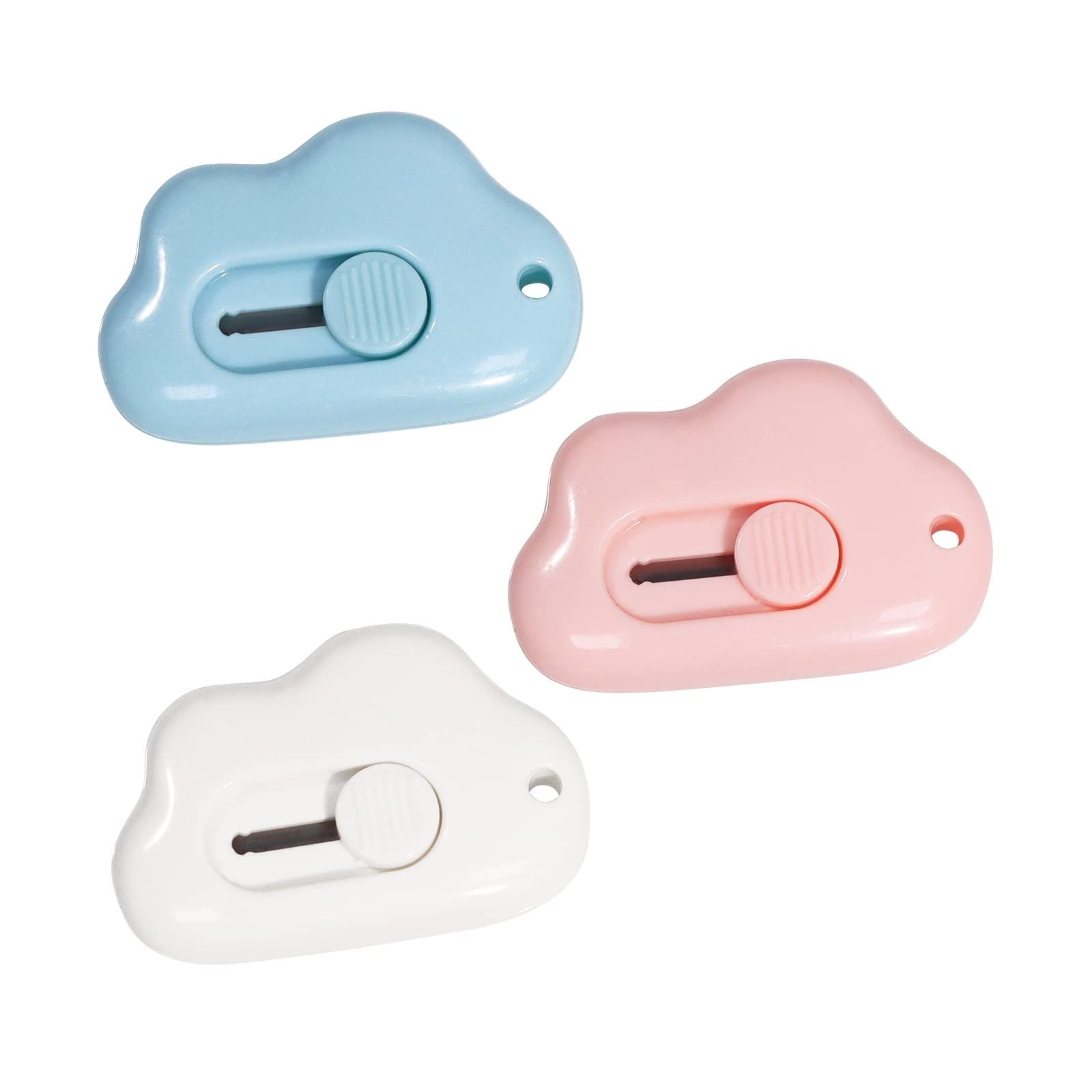 3PCS Mini Cloud Shaped Utility Knife