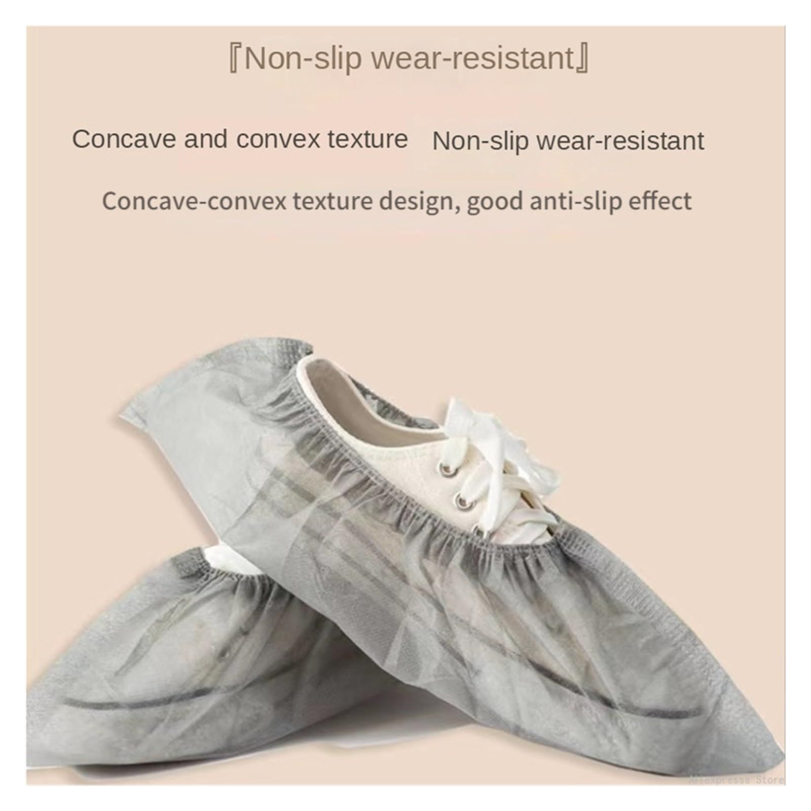 Non-Woven Shoe Cover Disposable Shoes Cover Boot Covers Non Slip Shoes Cover view 2