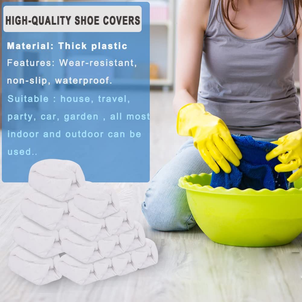 100pc Shoe Covers Disposable view 4