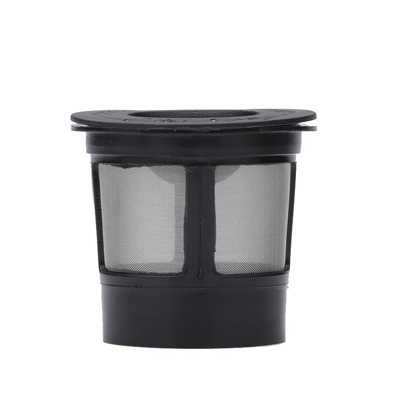 3PC Black Reusable Cups for Coffee Makers - Universal Fit Refillable Coffee view 3