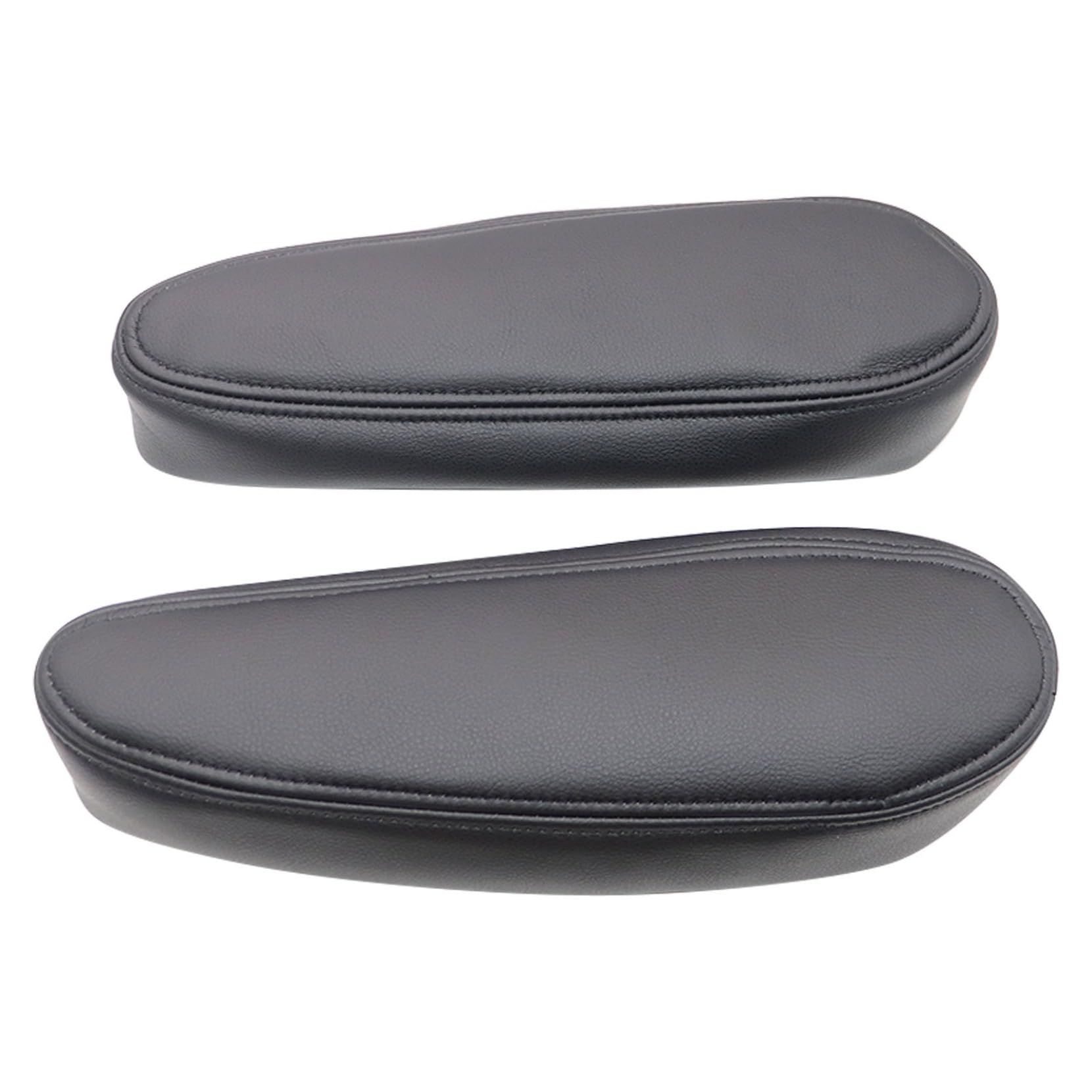 2pc Leather Driver & Passenger Side Replacement Armrest Cover Compatible with view 5