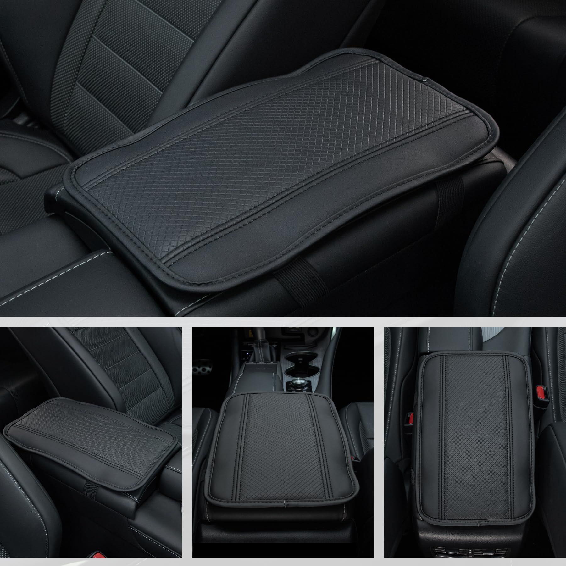 Auto Center Console Pad, Universal Waterproof Armrest Seat Box Cover, Car view 4