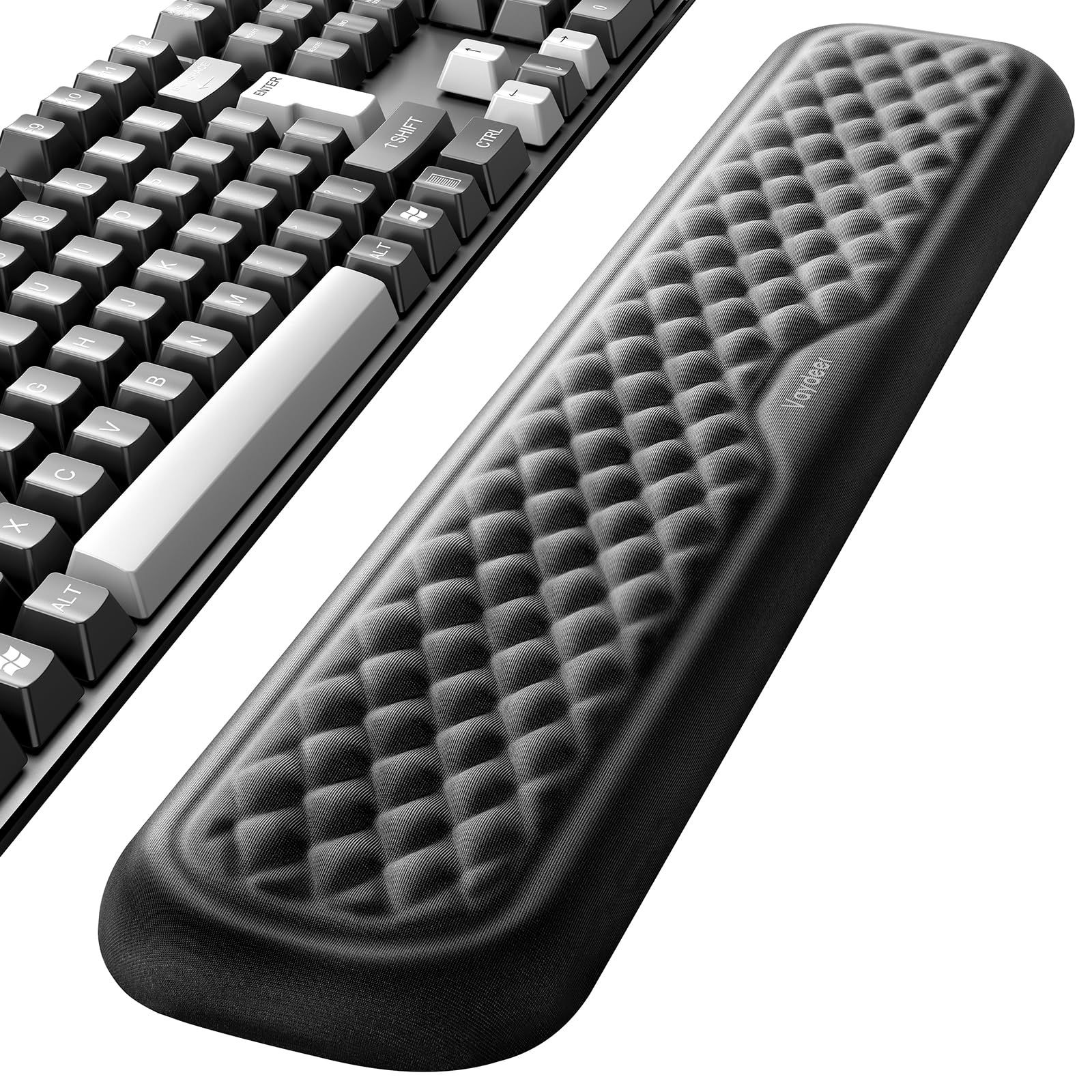 Keyboard Wrist Rest, Memory Foam Hand Rest Support Pad Padded for Office