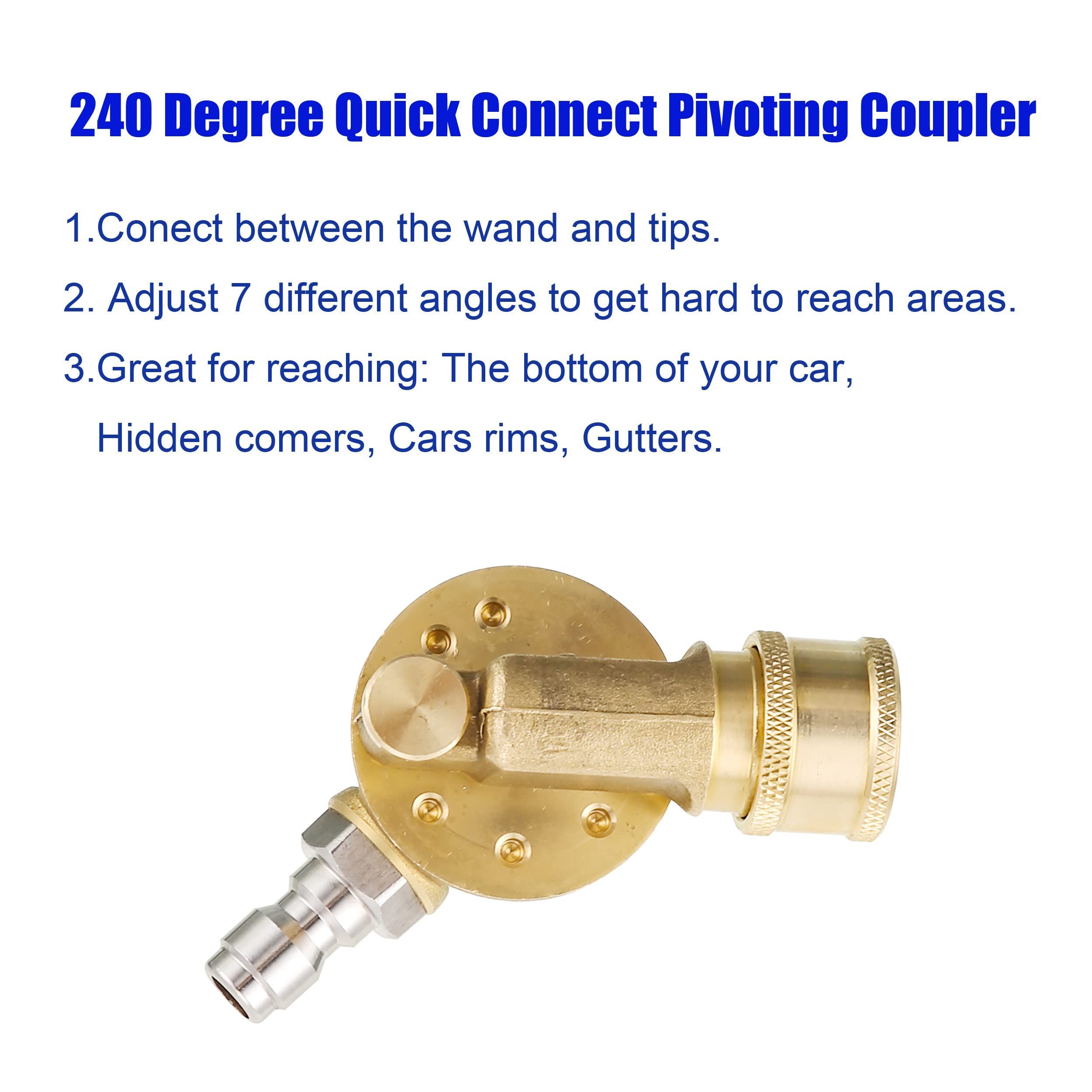 Pressure Washer Pivoting Coupler view 4