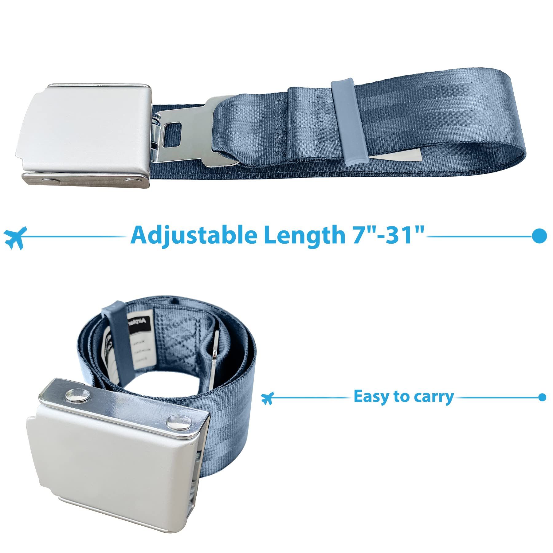 Airplane Belt Extender, Seatbelt Extender eatbelt Extender Adjustable for view 5