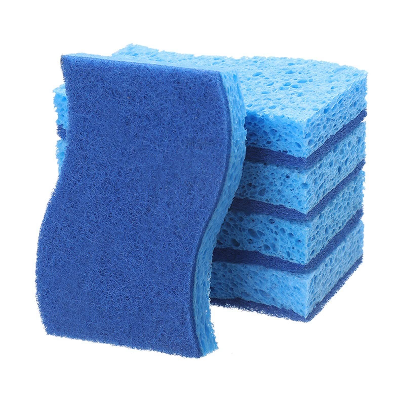 5pc Non-Scratch Cellulose Scrub Sponge