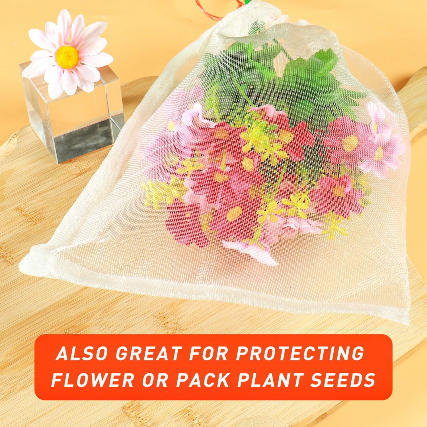 100pc Fruit Protection Bags view 4