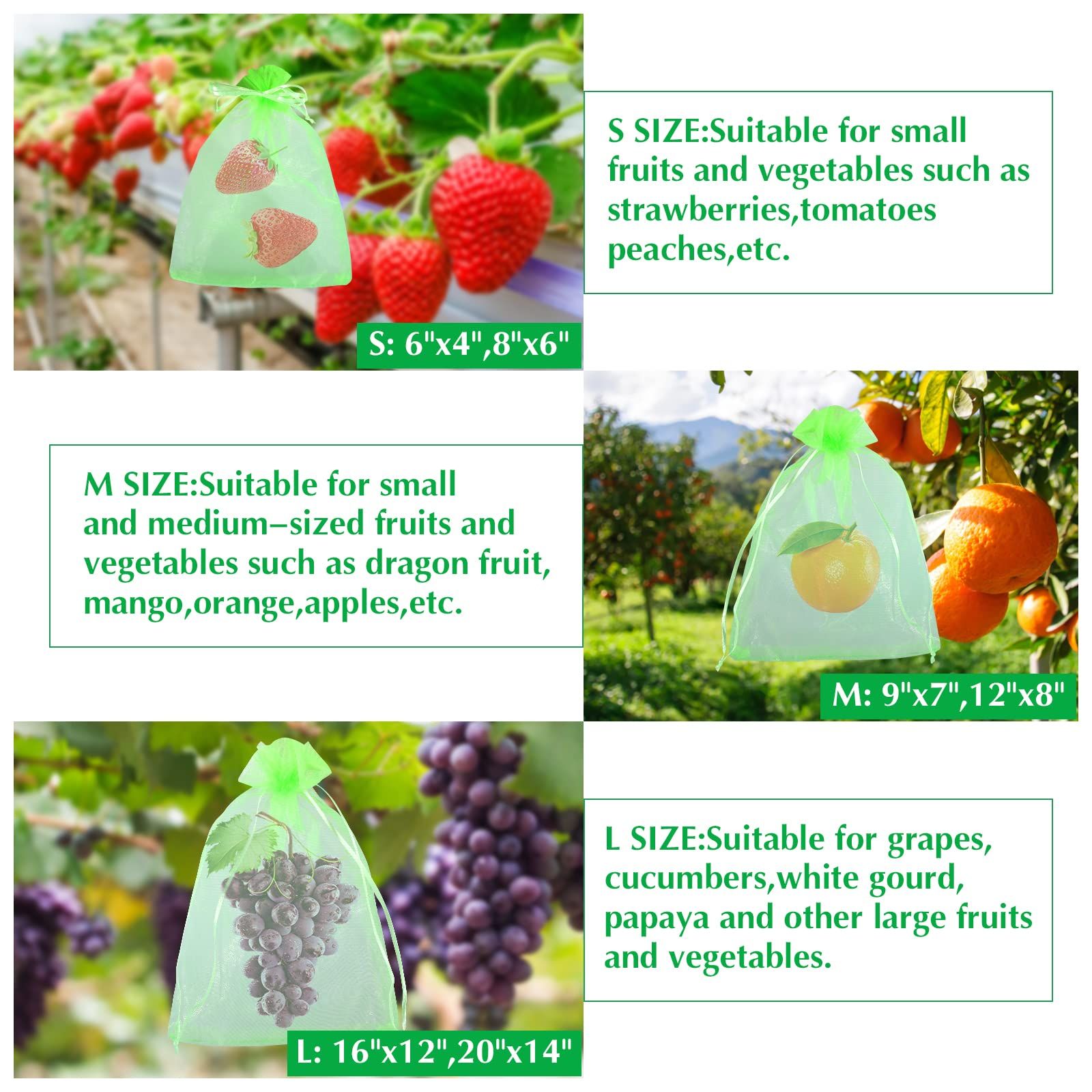 10 Pcs Fruit Protection Bags view 2