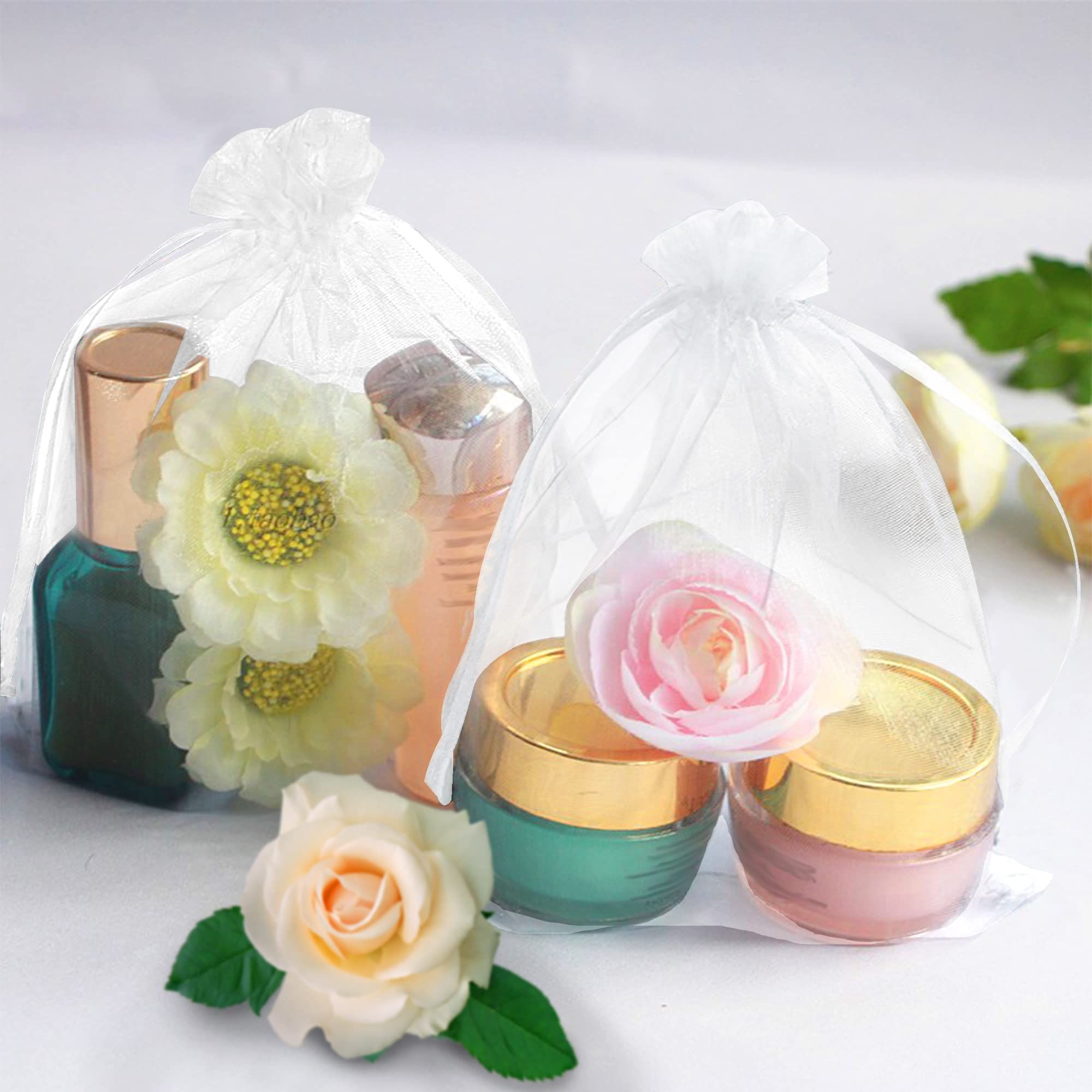 100 Pieces Fruit Netting Bags - Fruit Protection Bags with Drawstring view 2