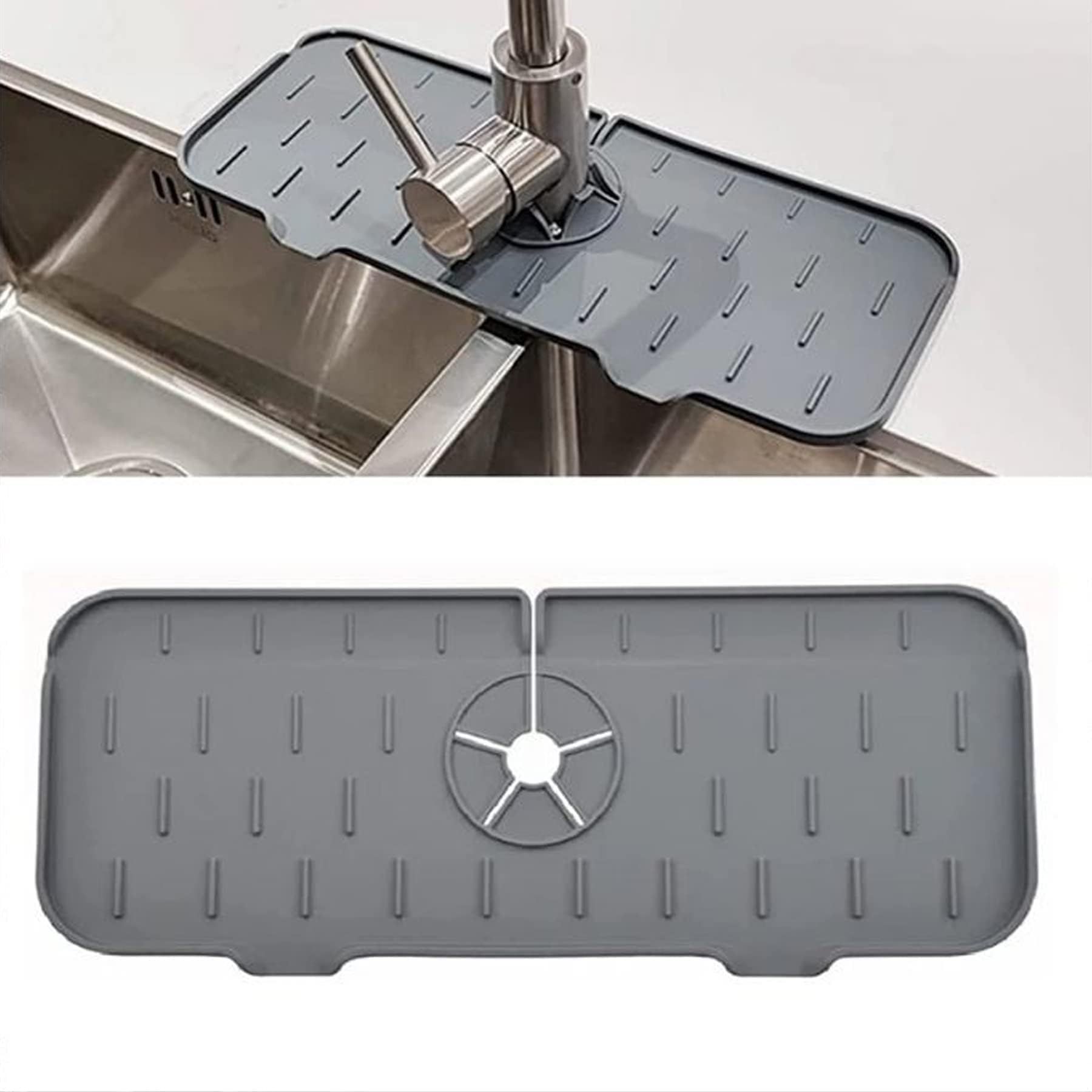 Kitchen Bathroom Silicon Sink Splash Drying Mat view 2