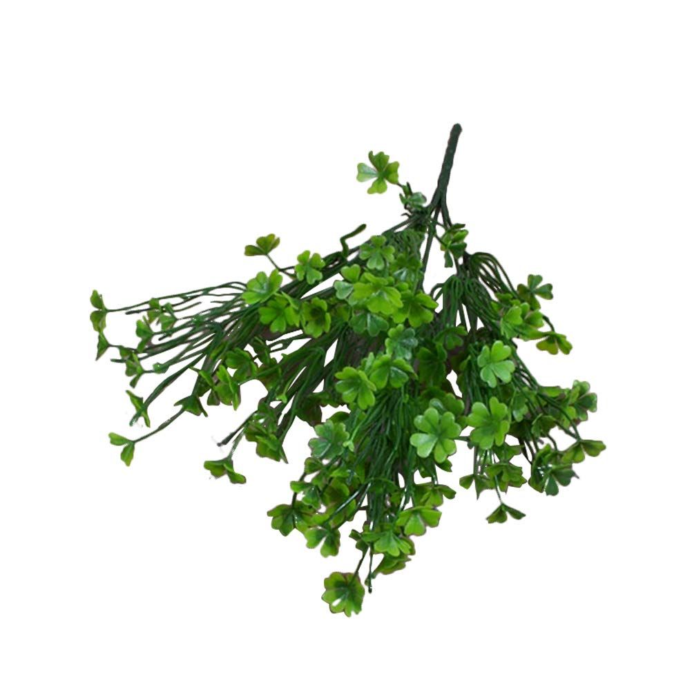 3 PCS Simulated Green Plants Decor Artificial Four Leaf Clover Fake Plant view 2