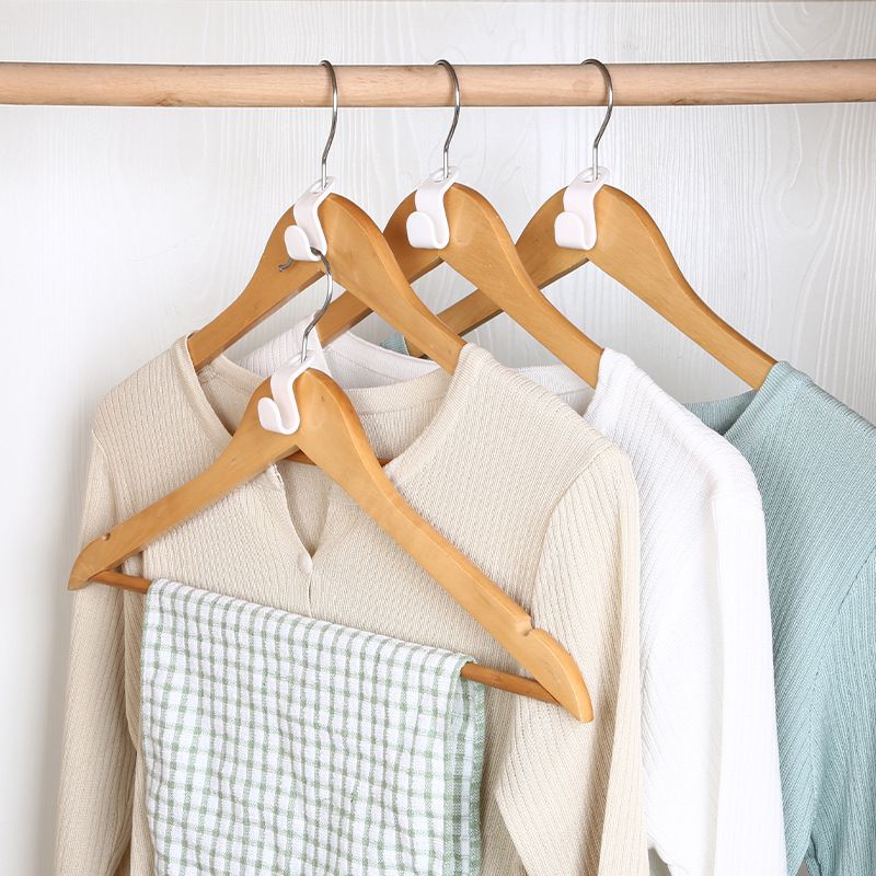 4 PCS Magic Space Saving Hangers with Hanger Connector Hooks - Clothes Hanger view 8