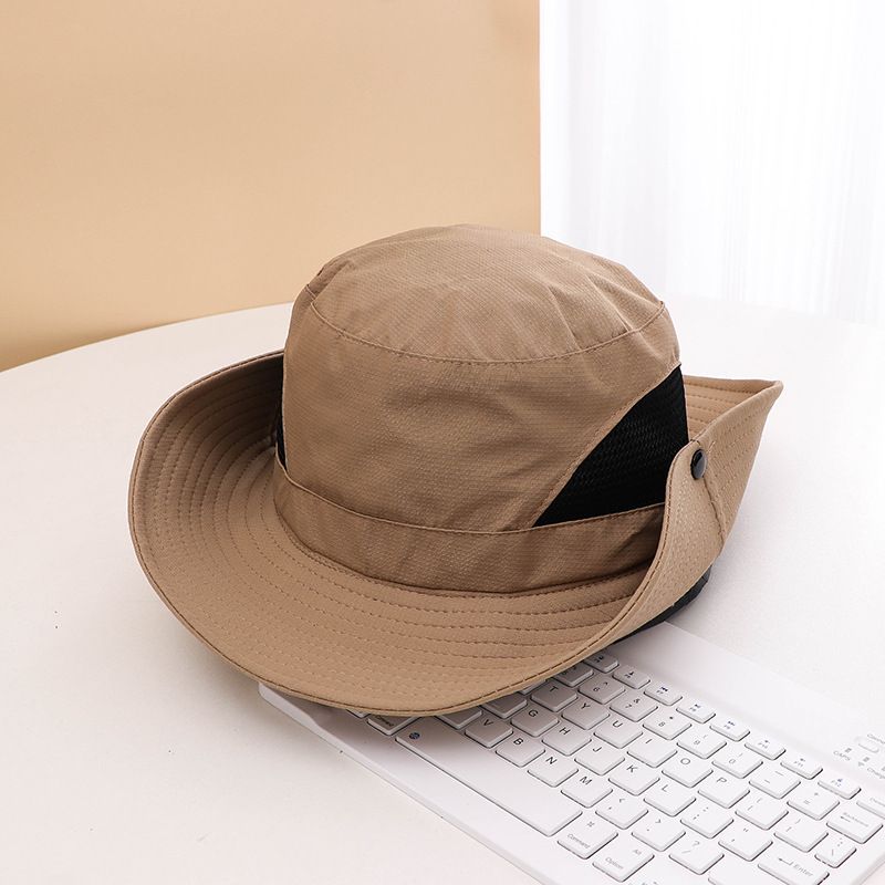 Travel Big Brim Hat Summer Outdoor Mountaineering Hat Sun Protection Fisherman view 5