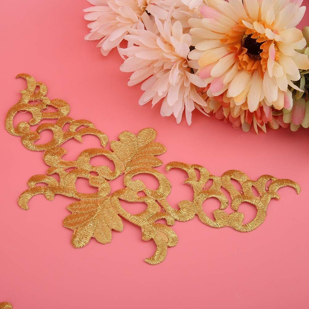 4Pcs Embroidery Flower Patches view 6