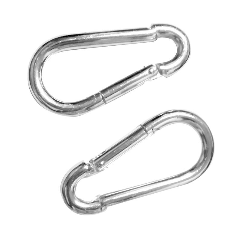 10cm Heavy Duty Carabiners Spring Action Snap Hook Attachment view 2