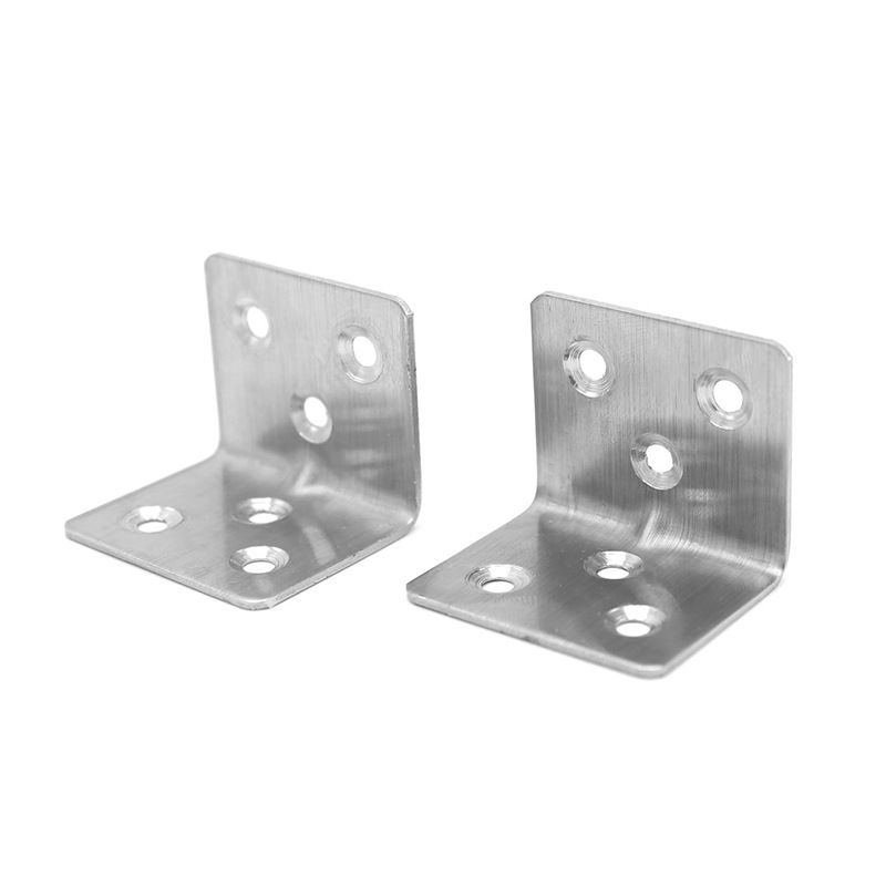 Stainless Steel 90 Degree Right Angle Brackets Fastener Corner Braces with view 4