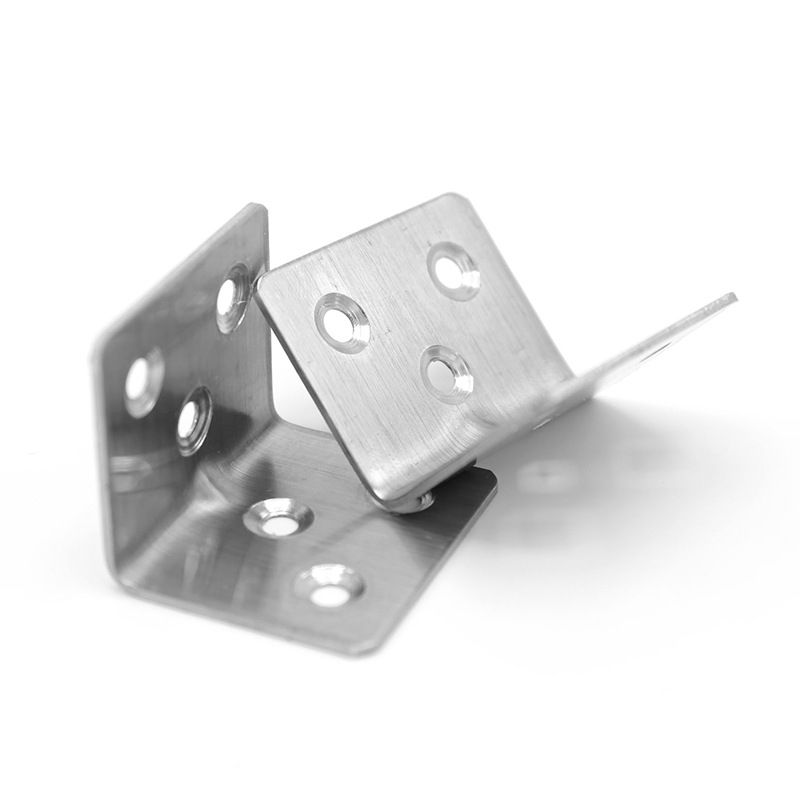 Stainless Steel 90 Degree Right Angle Brackets Fastener Corner Braces with view 5