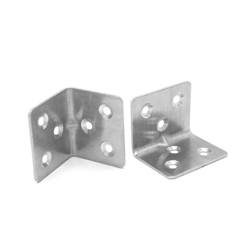 Stainless Steel 90 Degree Right Angle Brackets Fastener Corner Braces with view 8