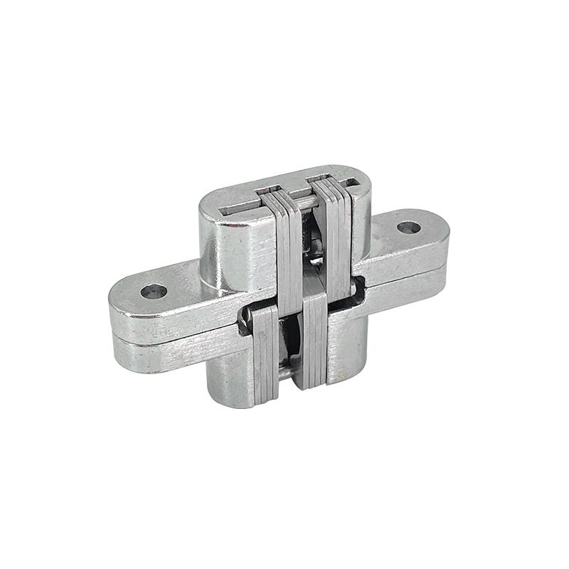 Zinc Alloy Hidden Hinge Invisible Folding Door Concealed Cross Hidden Hinges view 3