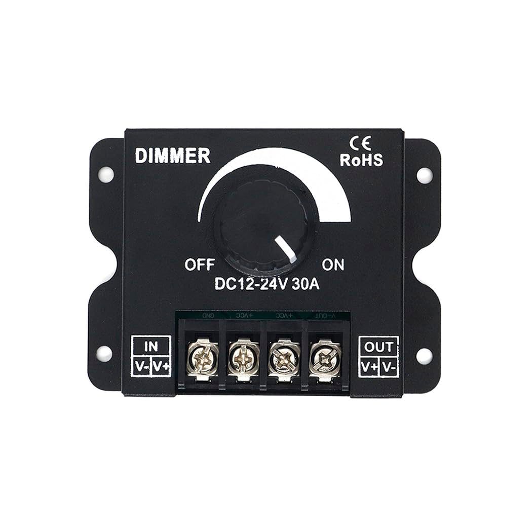2pcs LED Dimmer Switch LED DimmerAdjustable Voltage Regulator LED Brightness view 9
