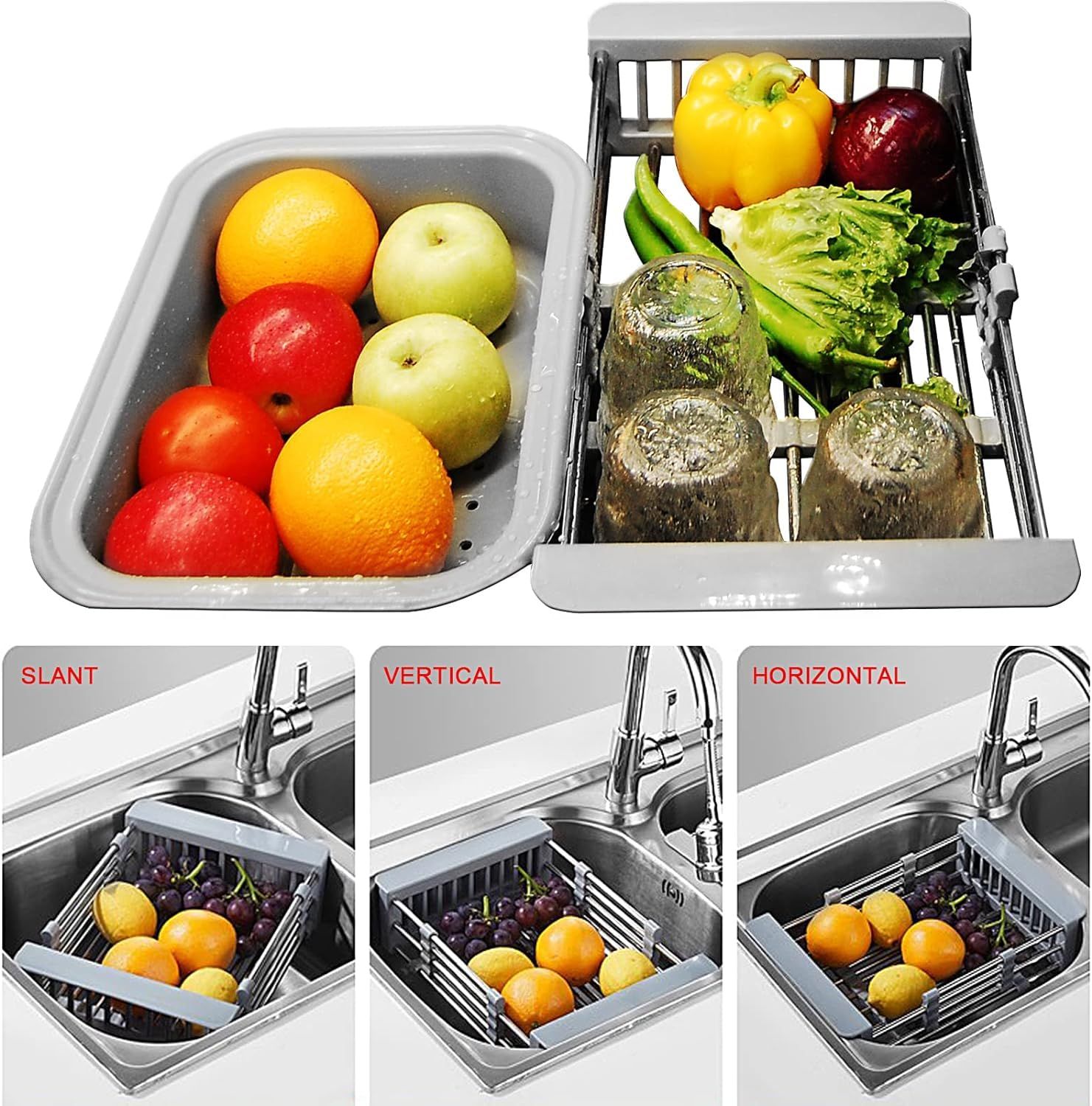 Expandable Dish Drying Rack view 10