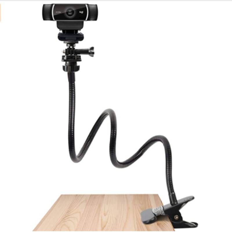 Flexible Gooseneck Clamp Mount for Action Webcam Mount - Flexible Desk Stand view 4