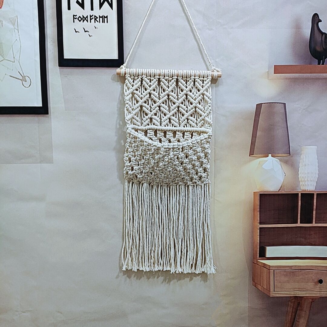 Storage Bag Wall Hanging for Living Room view 3