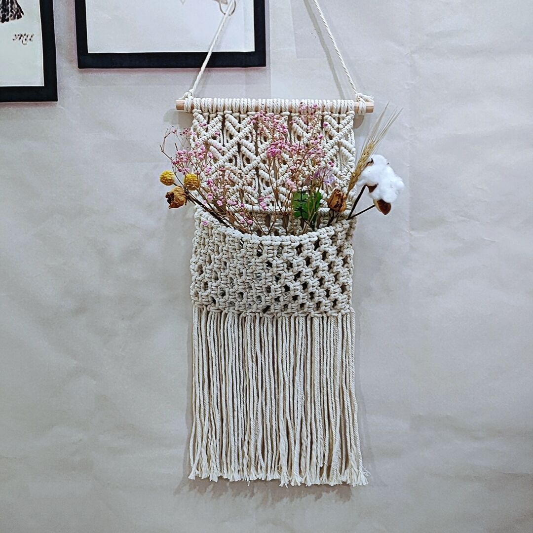 Storage Bag Wall Hanging for Living Room view 4