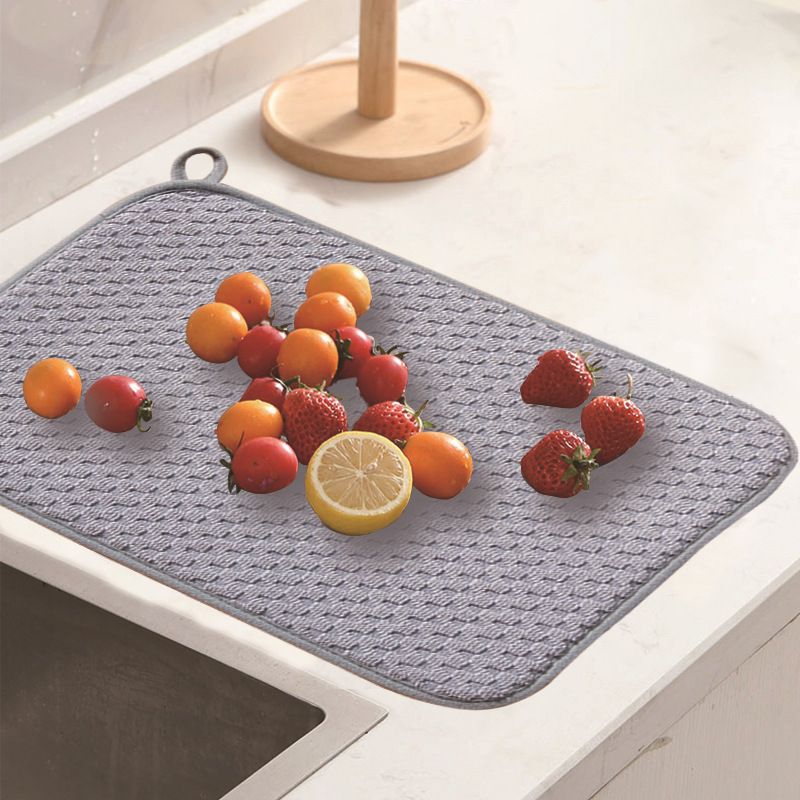 Dish Drying Mats for Kitchen Counter 2 Pack view 2