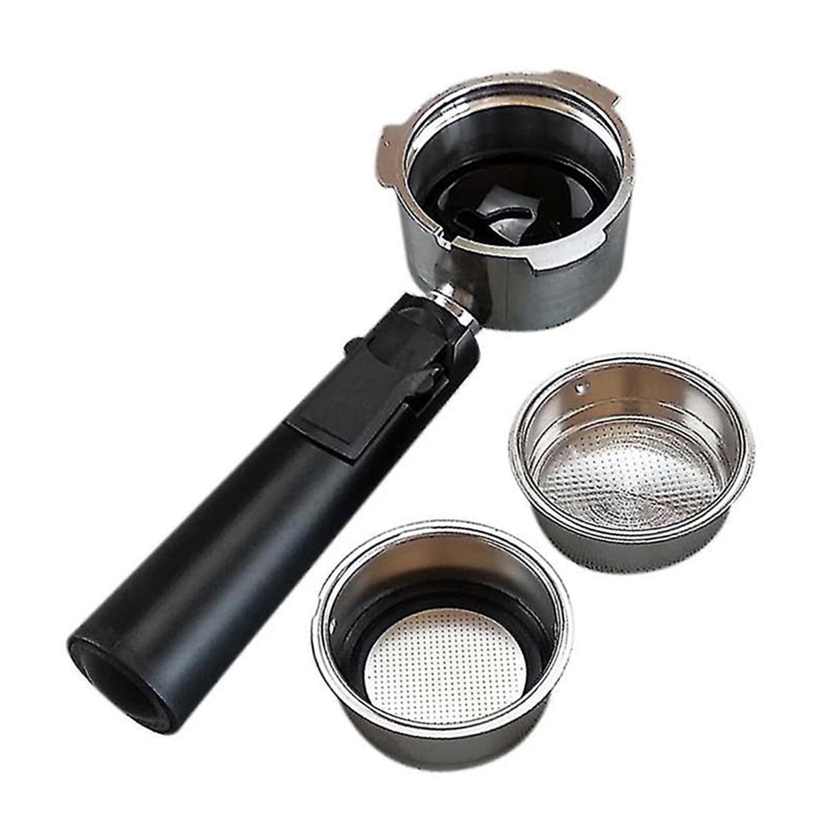 Stainless Steel 51 mm Bottomless Portafilter With Filter Basket Professional