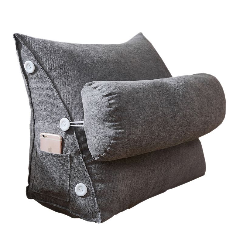 Triangle Wedge Pillow,Back Support Adjustable Back Wedge Cushion Reading