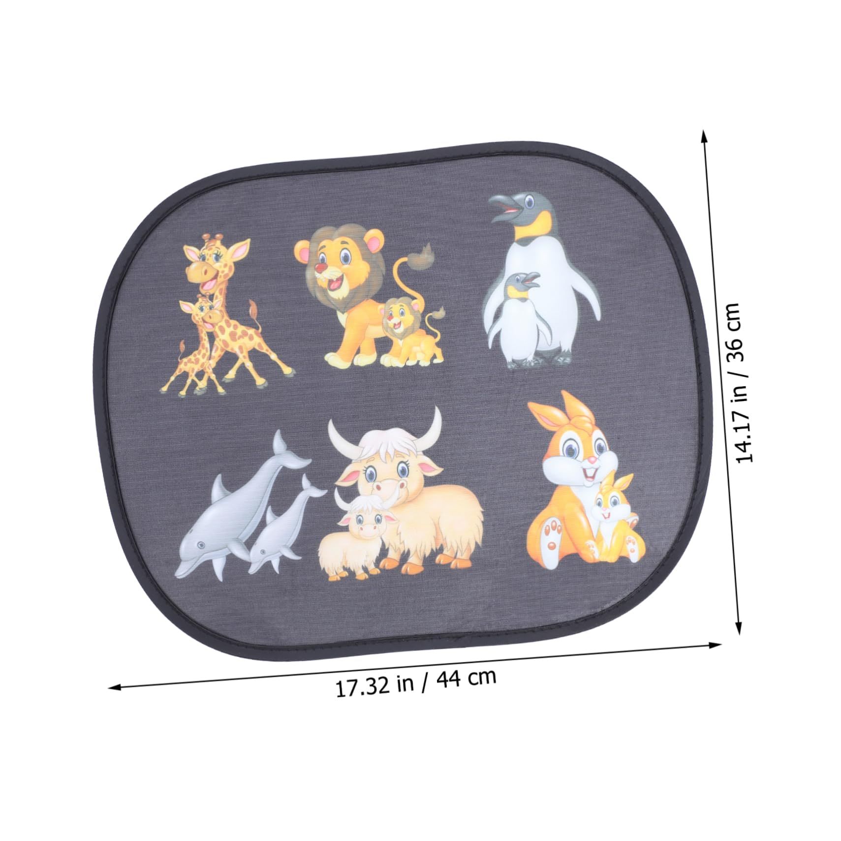2 Pack Car Sun Shade for Baby Kids Universal Automotive Sunshade Static Cling view 4