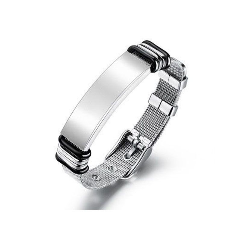 Men's Premium Bracelet Titanium Steel Adjustable Bracelet for Birthday Steel view 4