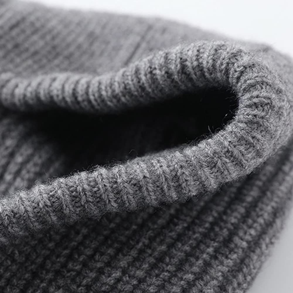 Warm Hooded Scarf Hat for Women Men Integrated Ear Protection Windproof Cap view 5