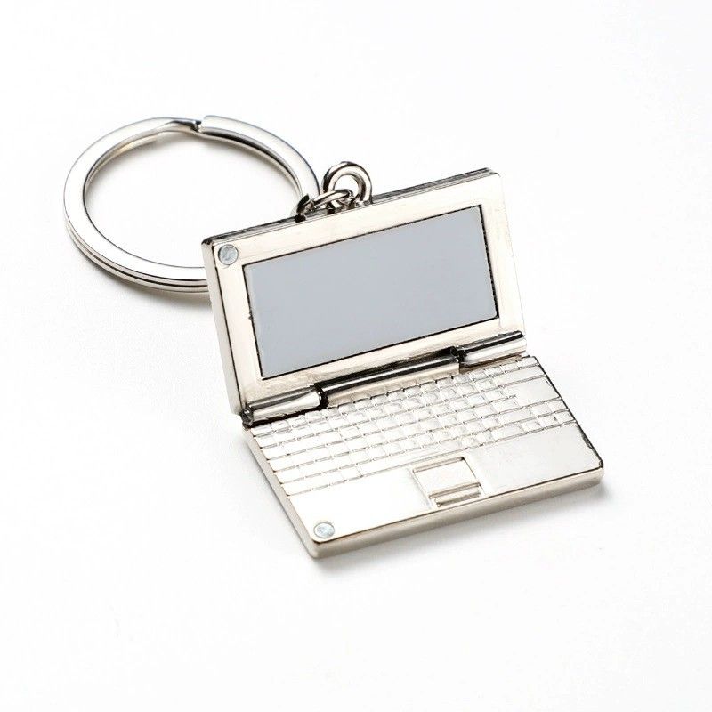 Keychain Simulation Computer Laptop Pendants DIY Women Men Car Keychain view 3