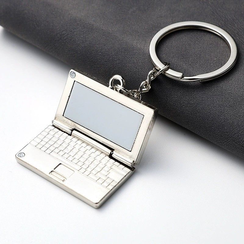 Keychain Simulation Computer Laptop Pendants DIY Women Men Car Keychain view 5