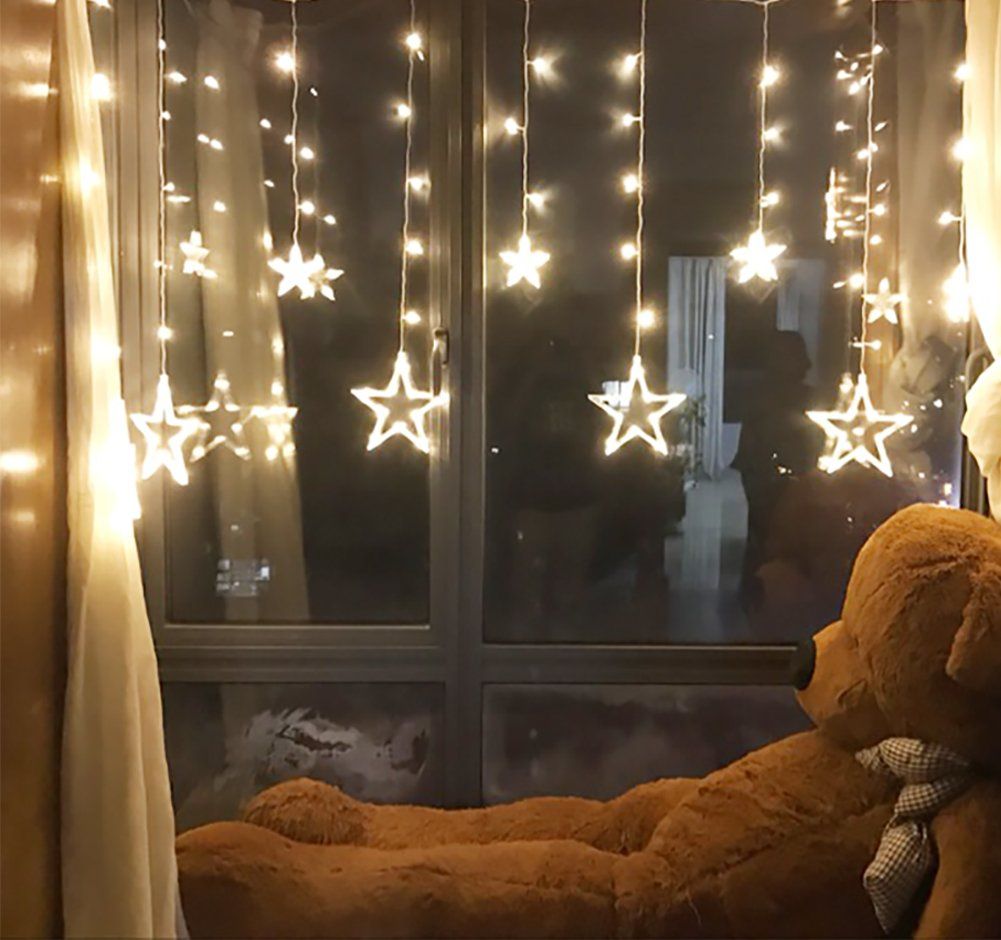 Window Curtain Lights with Modes Ramadan Decoration for Christmas view 3