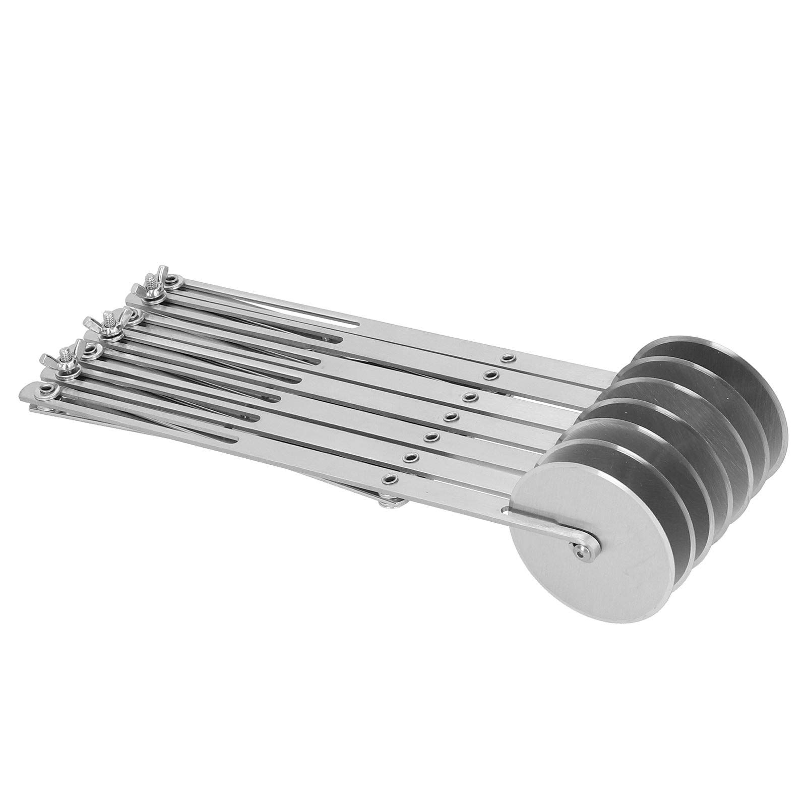Wheel Dough Divider Adjustable Arm Rust‑Free High Hardness Stainless Steel