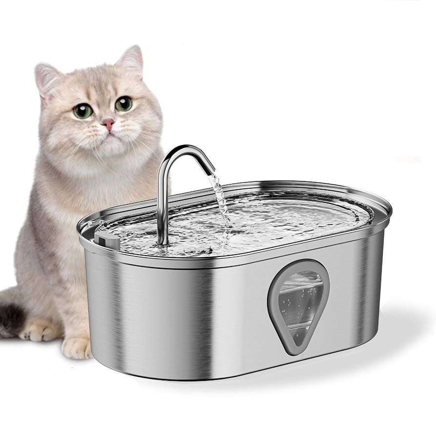 Large Capacity Automatic Stainless Steel Pet Water Dispenser view 2